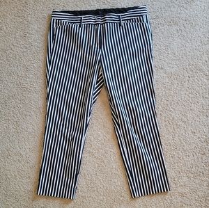 Worthington Striped Ankle Length Pants Size 14